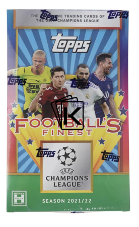 2021-22 Topps Finest Flashback UEFA Champions League Hobby  Box