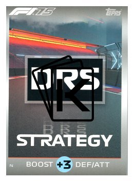 2025 Topps Turbo Attax F1 Strategy Card 2 	DRS
