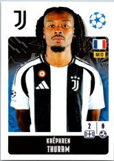 2024-25 Topps Champions League 255 Khéphren Thuram (Juventus)