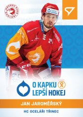 hokejová kartička 2021-22 SportZoo Live Tipsport Extraliga O Kapku Lepší Hokej  KN-01 Jan Jaroměřský HC Oceláři Třinec /31