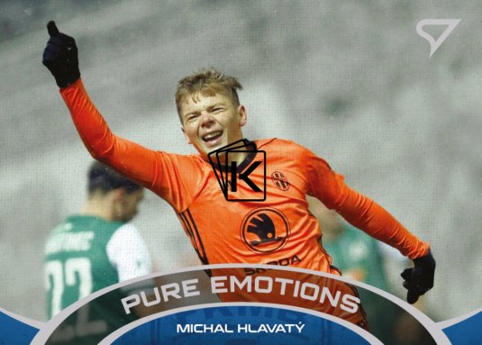 fotbalová kartička 2021-22 SportZoo Fortuna Liga Serie 2 Pure Emotions PE-12 Michal Hlavatý FK Mladá Boleslav