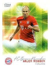 fotbalová kartička 2025-26 Topps Team set FC Bayern Munchen Pitch Pursuits PP-7 Arjen Robben