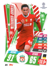 fotbalová kartička 2020-21 Topps Match Attax Champions League HU5 Trent Alexander Arnold Liverpool