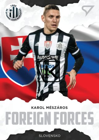 fotbalová kartička SportZoo 2020-21 Fortuna Liga Serie 2 Foreign Forces FF41 Karol Mészáros SK Dynamo České Budějovice