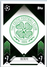 fotbalová kartička 2024-25 Topps Match Attax UEFA Club Competitions 370 Team Badge (Celtic FC)