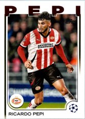 fotbalová kartička 2024-25 Topps UEFA Club Competitions Flagship 63 Ricardo Pepi PSV
