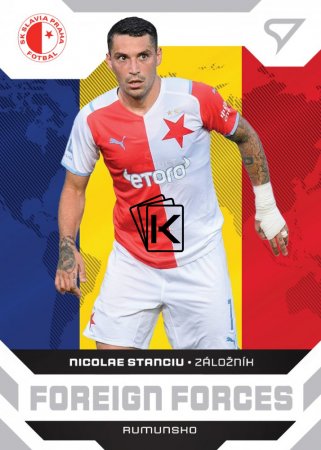 fotbalová kartička 2021-22 SportZoo Fortuna Liga Foreign Forces FF19 Nicolae Stanciu SK Slavia Praha
