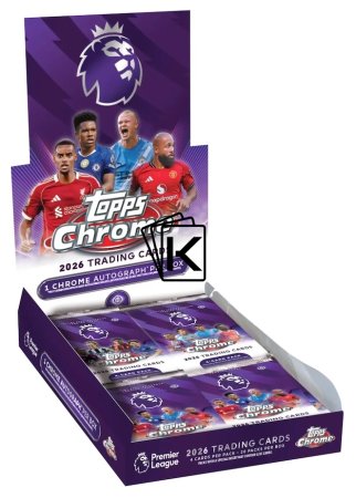2025-26 Topps Chrome Premier League Hobby Box