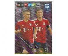 Fotbalová kartička Panini FIFA 365 – 2019 Club&Country 347 FC Bayern Munchen Kimmich Muller