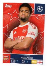 2025-26 Topps Champions League Arsenal FC 64 Ethan Nwaneri