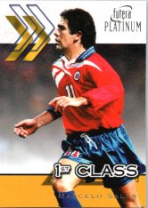 2001 Futera Platinum 1st Class 26 Marcelo Salas