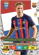 Panini Adrenalyn XL FIFA 365 2023 International Stars Frenkie De Jong FC Barcelona