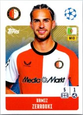 2024-25 Topps Champions League 214 Ramiz Zerrouki(Feyenoord)