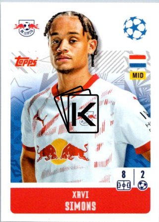 2024-25 Topps Champions League 316 Xavi Simons (RB Leipzig)