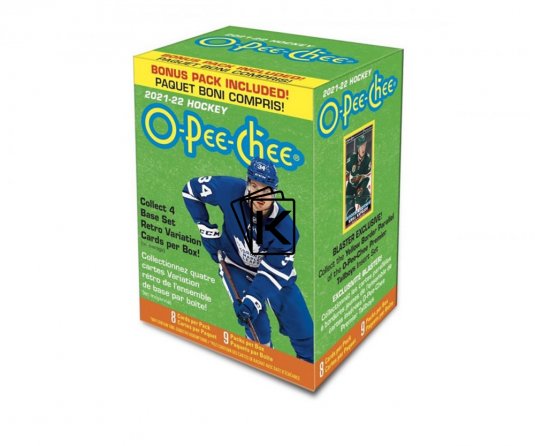 2021-22 Upper Deck O-Pee-Chee hockey Blaster Box