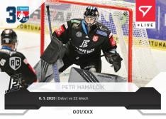 Hokejová kartička SportZoo 2022-23 Live L-064 Petr Hamalčík HC Energie Karlovy Vary /39