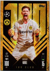 fotbalová kartička 2024-25 Topps Match Attax UEFA Club Competitions Topps  100 club 469 Gregor Kobel (Borussia Dortmund)