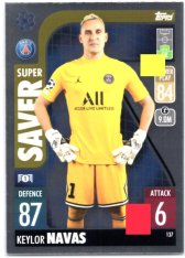 fotbalová kartička 2021-22 Topps Match Attax UEFA Champions Super Saver 137 Keylor Navas PSG