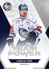 hokejová kartička 2021-22 SportZoo Tipsport Extraliga Team Power TP-04 Ladislav Šmíd Bílí Tygři Liberec