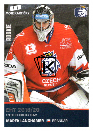 2019-20 Czech Ice Hockey Team  19 Marek Langhamer