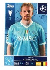2025-26 Topps Champions League  SSC Napoli 434 Kevin de Bruyne