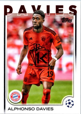 fotbalová kartička 2024-25 Topps UEFA Club Competitions Flagship 96 Alphonso Davies FC Bayern Munchen