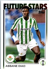 fotbalová kartička 2024-25 Topps UEFA Club Competitions Flagship 188 Assane Diao – Future Stars Real Betis