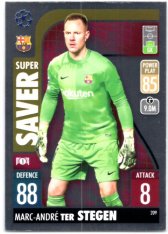 fotbalová kartička 2021-22 Topps Match Attax UEFA Champions Super Saver 209 Marc-André ter Stegen FC Barcelona