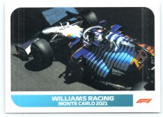 samolepka 2021 Topps Formule 1 Portrait 115 Williams Racing (Monte Carlo 2021)