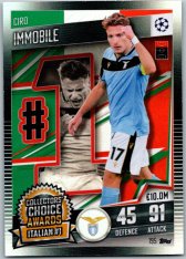 fotbalová kartička 2020-21 Topps Match Attax 101 Champions League Collectors´Choice 195 Ciro Immobile SS Lazio