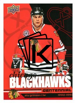 2025-26 Upper Deck Centennial Chicago Blackhawks 83 Stu Grimson