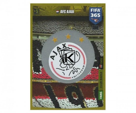 Fotbalová kartička Panini FIFA 365 – 2020 Znak Ajax Amsterdam