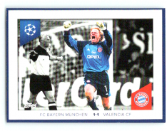 2020-21 Topps Champions League samolepka UCL Moments Oliver Kahn FC Bayern Munchen
