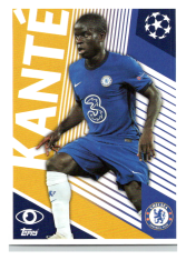 2020-21 Topps Champions League samolepka CHE2  N'Golo Kanté Chelsea FC