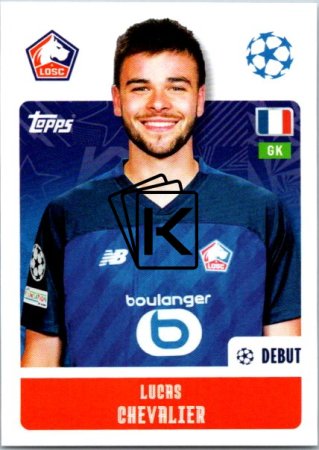 2024-25 Topps Champions League 481 Lucas Chevalier (LOSC Lille)