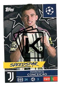 2025-26 Topps Champions League Juventus 249 Francisco Conceicao