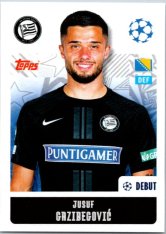 2024-25 Topps Champions League 334 Jusuf Gazibegović (SK Sturm Graz)
