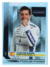 2025 Topps Turbo Attax F1 Williams Racing Podium Power  333 Carlos Sainz