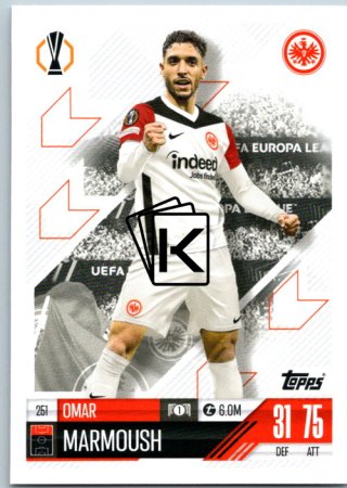 fotbalová kartička 2024-25 Topps Match Attax UEFA Club Competitions 251 Omar Marmoush (Eintracht Frankfurt)