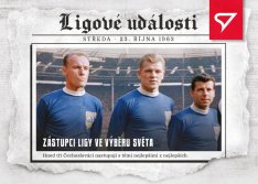 fotbalová kartička 2023 Sportzoo Dekády Ligové události LU-005 ZÁSTUPCI LIGY VE VÝBĚRU SVĚTA