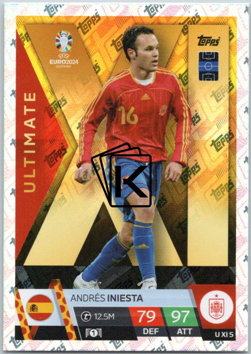 Cartes Topps Match Attax 2025/26 - Messi Magic Memories & Iniesta Cup Champion