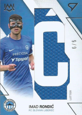 2022-23 SportZoo Fortuna Liga Unique Mark UM-IR Imad Rondic Letter C 6/6 FC Slovan Liberec