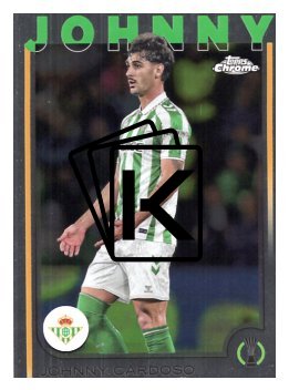 fotbalová kartička 2024-25 Topps Chrome UCC 84 Johnny Cardoso, Real Betis Balompié