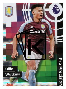 fotbalová kartička 2025-26 Topps  Premier League - Pro Precision 402 Ollie Watkins (Arsenal)