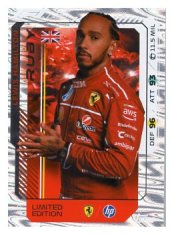 2025 Topps Turbo Attax F1 Scuderia Ferrari Limited Edition Ruby LE1 Lewis Hamilton