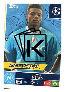 2025-26 Topps Champions League  SSC Napoli 436 David Neres