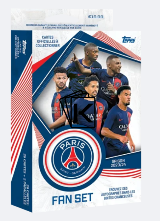 2023-24 Topps PSG Fan Set ( RC Barcola, Ethan Mbappe)