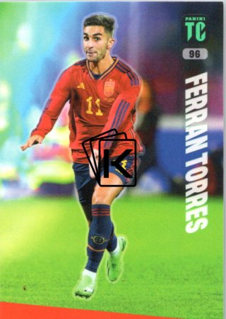 fotbalová karta Panini Top Class 96  Ferran Torres (Spain)