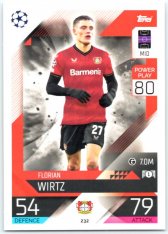 Fotbalová kartička 2022-23 Topps Match Attax UCL 232 Florian Wirtz - Bayer 04 Leverkusen