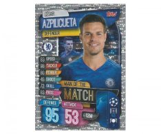 Fotbalová kartička 2019-2020  Topps Champions League Match Attax -  Man of the Match Cesar Azpilicueta Chelsea FC